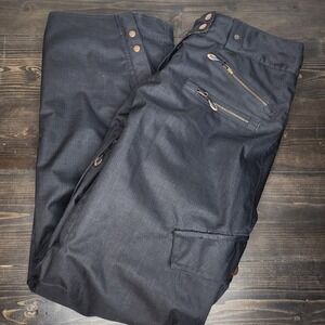 Obermeyer‎ Jayden Ski Pants Ladies Size 6 Zip Pockets 05116 Snowboard Black
